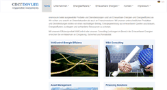 Desktop Screenshot of enernovum.com